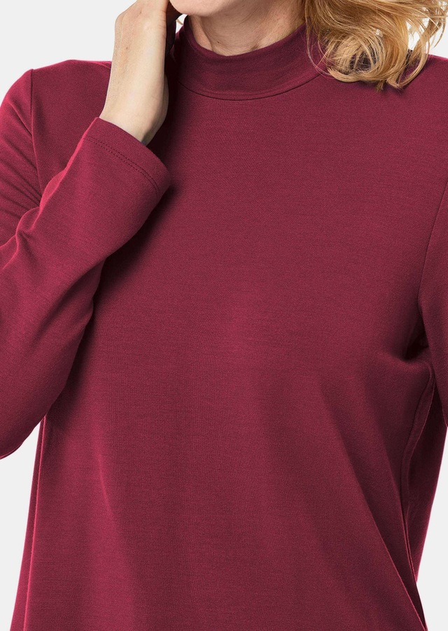 GOLDNER Longpullover »Stehkragenshirt mit Langarm« Ohne