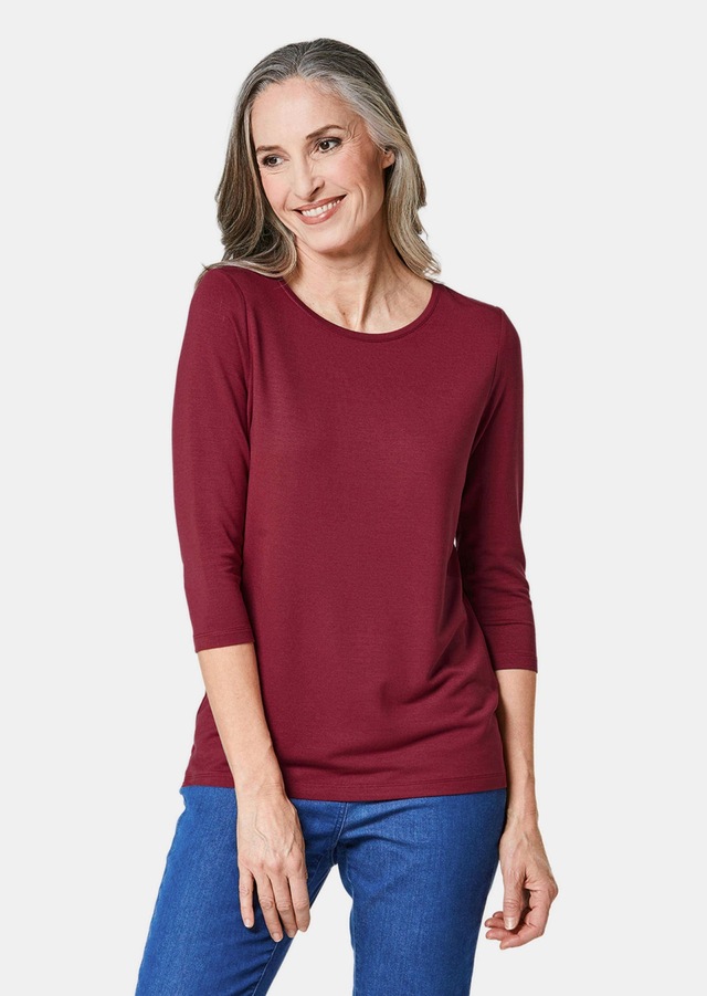 GOLDNER 3/4-Arm-Shirt »Kurzgröße Kombifreundliches Shirt mit ¾ Arm« Ohne