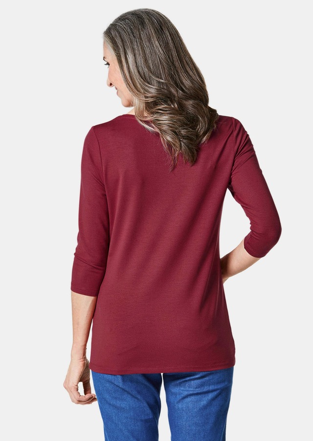 GOLDNER 3/4-Arm-Shirt »Kurzgröße Kombifreundliches Shirt mit ¾ Arm« Ohne
