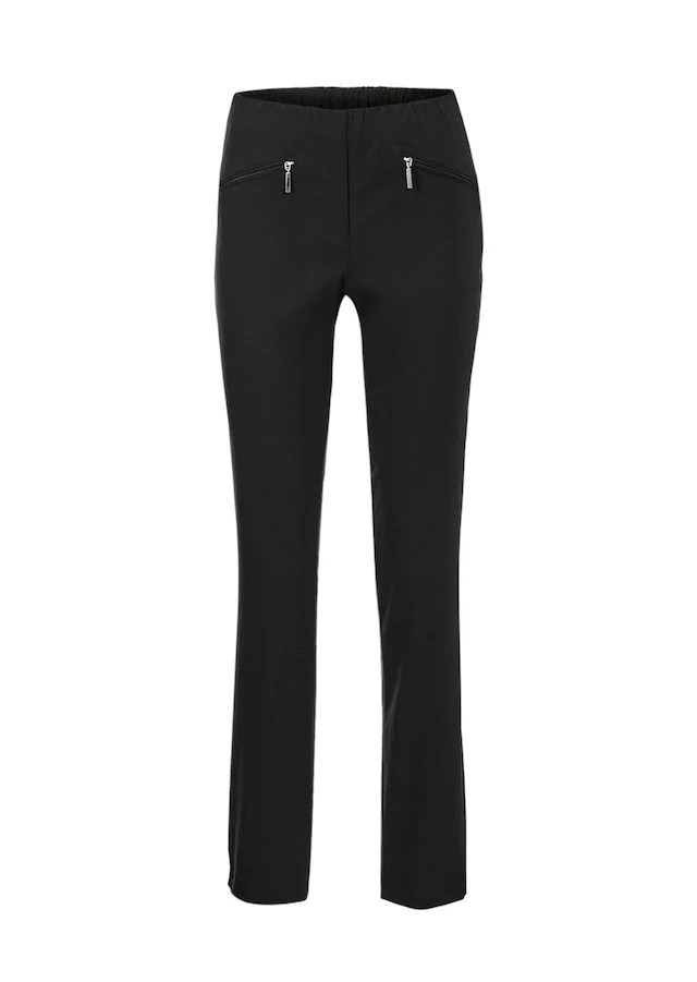 GOLDNER 2-in-1-Hose »Kurzgröße Schlupfhose LOUISA mit Steppnähten« Ohne