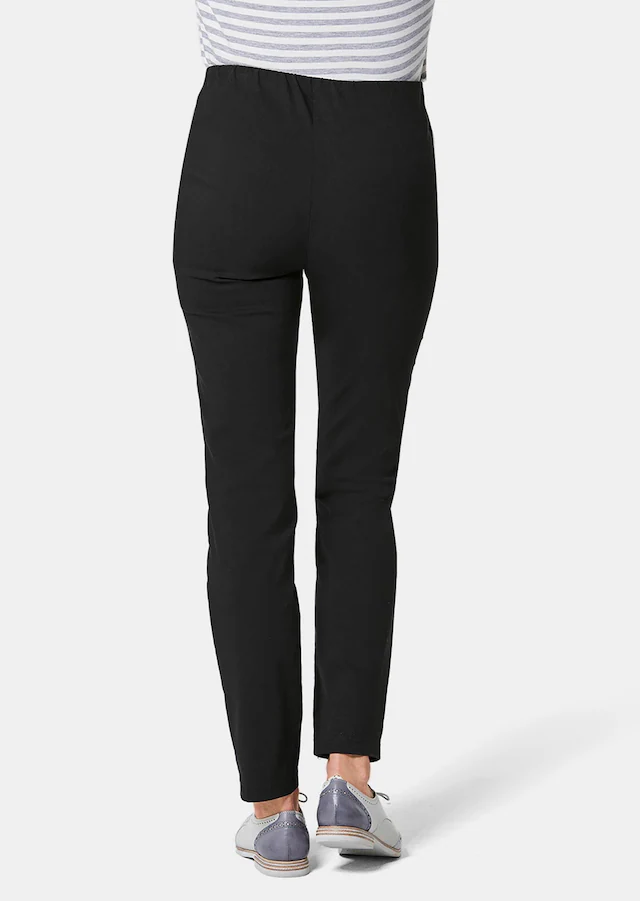 GOLDNER 2-in-1-Hose »Kurzgröße Schlupfhose LOUISA mit Steppnähten« Ohne