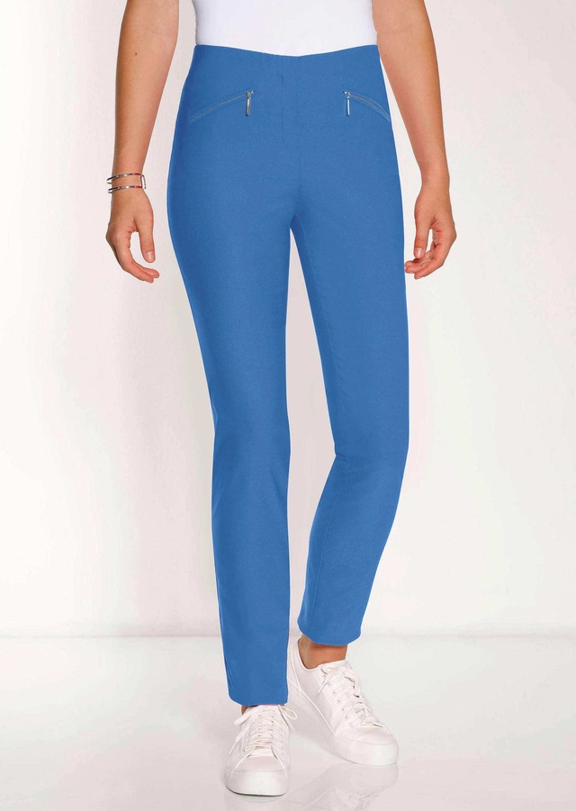 GOLDNER 2-in-1-Hose »Kurzgröße Schlupfhose LOUISA mit Steppnähten« Ohne