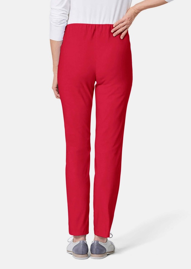 GOLDNER 2-in-1-Hose »Kurzgröße Schlupfhose LOUISA mit Steppnähten« Ohne