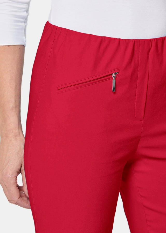GOLDNER 2-in-1-Hose »Kurzgröße Schlupfhose LOUISA mit Steppnähten« Ohne