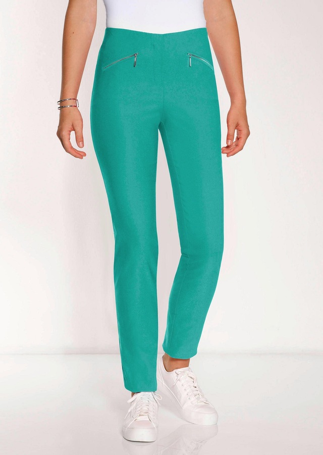 GOLDNER 2-in-1-Hose »Kurzgröße Schlupfhose LOUISA mit Steppnähten« Ohne