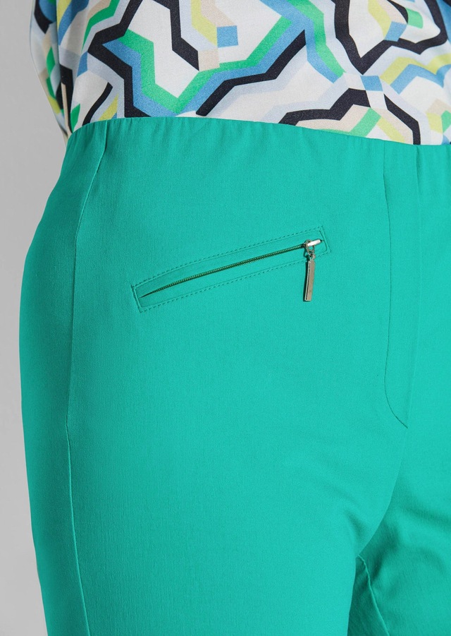 GOLDNER 2-in-1-Hose »Kurzgröße Schlupfhose LOUISA mit Steppnähten« Ohne