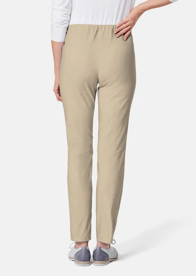 GOLDNER 2-in-1-Hose »Kurzgröße Schlupfhose LOUISA mit Steppnähten« Ohne