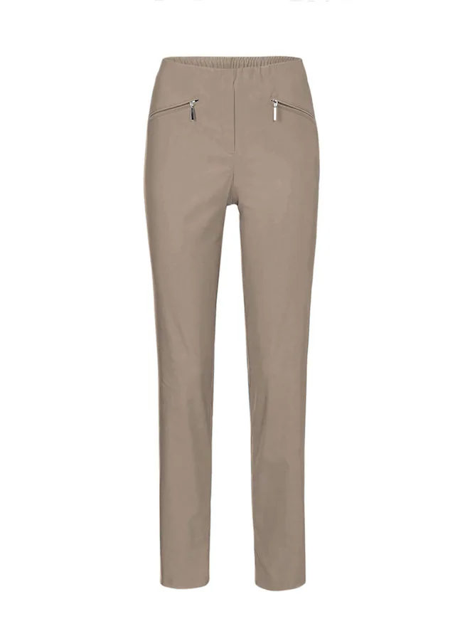GOLDNER 2-in-1-Hose »Kurzgröße Schlupfhose LOUISA mit Steppnähten« Ohne