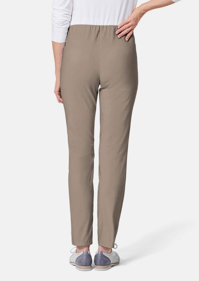 GOLDNER 2-in-1-Hose »Kurzgröße Schlupfhose LOUISA mit Steppnähten« Ohne