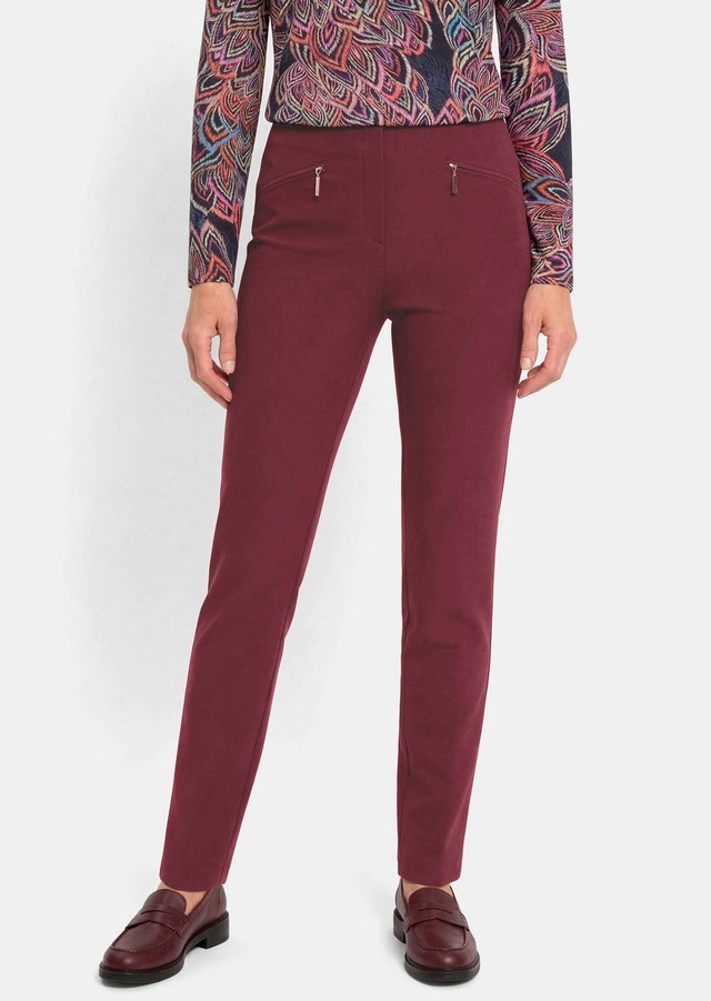 GOLDNER 2-in-1-Hose »Kurzgröße Schlupfhose LOUISA mit Steppnähten« Ohne