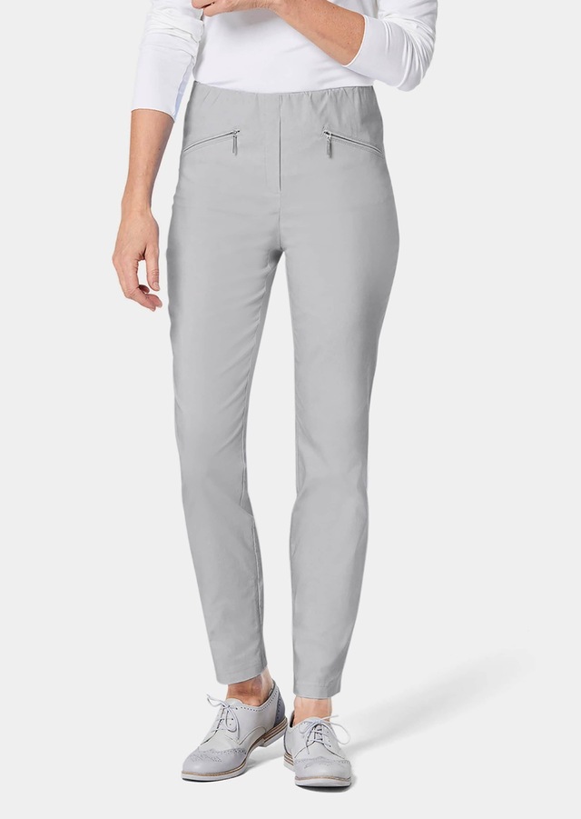 GOLDNER 2-in-1-Hose »Kurzgröße Schlupfhose LOUISA mit Steppnähten« Ohne