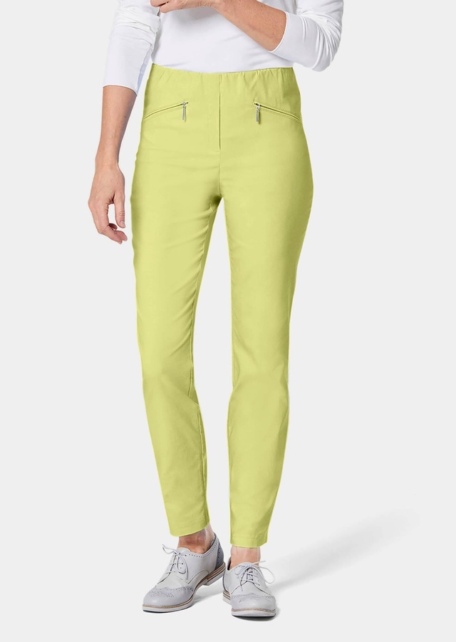 GOLDNER 2-in-1-Hose »Kurzgröße Schlupfhose LOUISA mit Steppnähten« Ohne