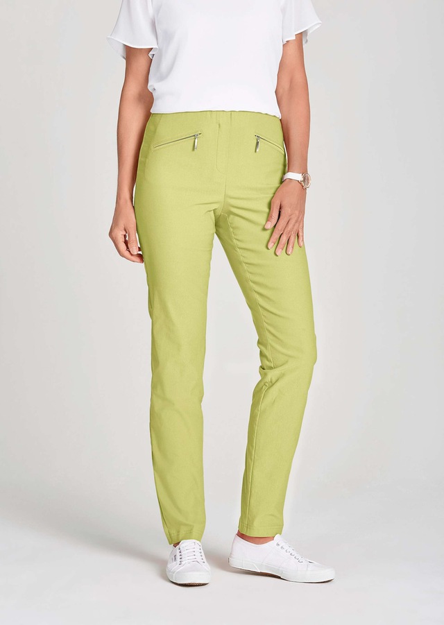 GOLDNER 2-in-1-Hose »Kurzgröße Schlupfhose LOUISA mit Steppnähten« Ohne