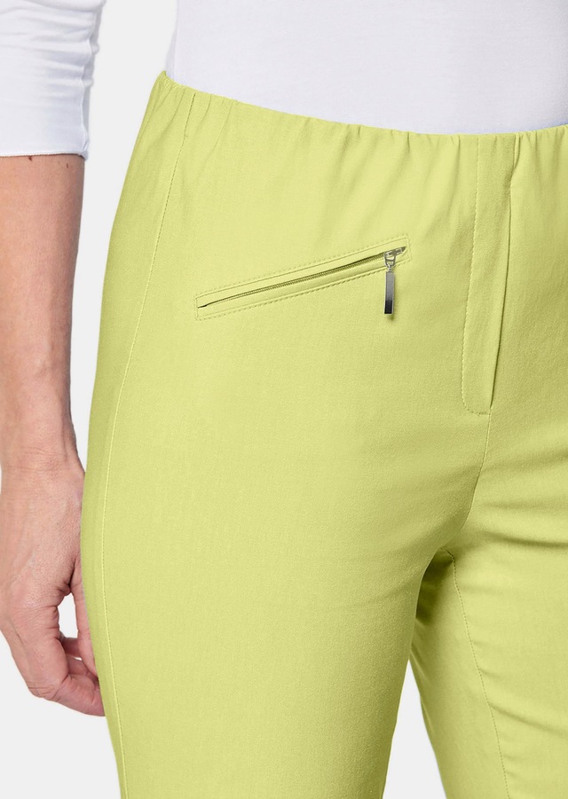 GOLDNER 2-in-1-Hose »Kurzgröße Schlupfhose LOUISA mit Steppnähten« Ohne