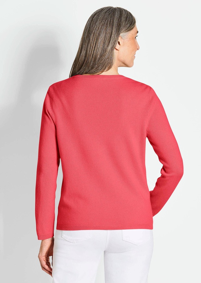 GOLDNER Strickjacke »Eleganter Herbstcardigan mit Rundhals« Ohne