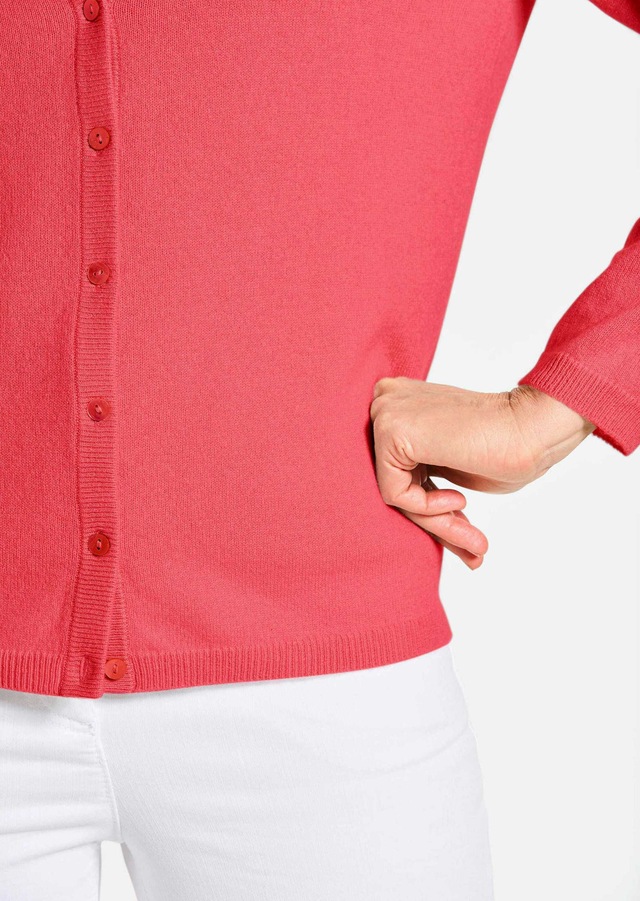 GOLDNER Strickjacke »Eleganter Herbstcardigan mit Rundhals« Ohne