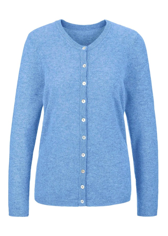 GOLDNER Strickjacke »Eleganter Herbstcardigan mit Rundhals« Ohne