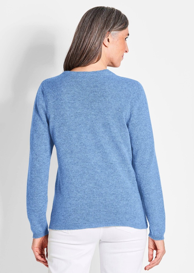 GOLDNER Strickjacke »Eleganter Herbstcardigan mit Rundhals« Ohne