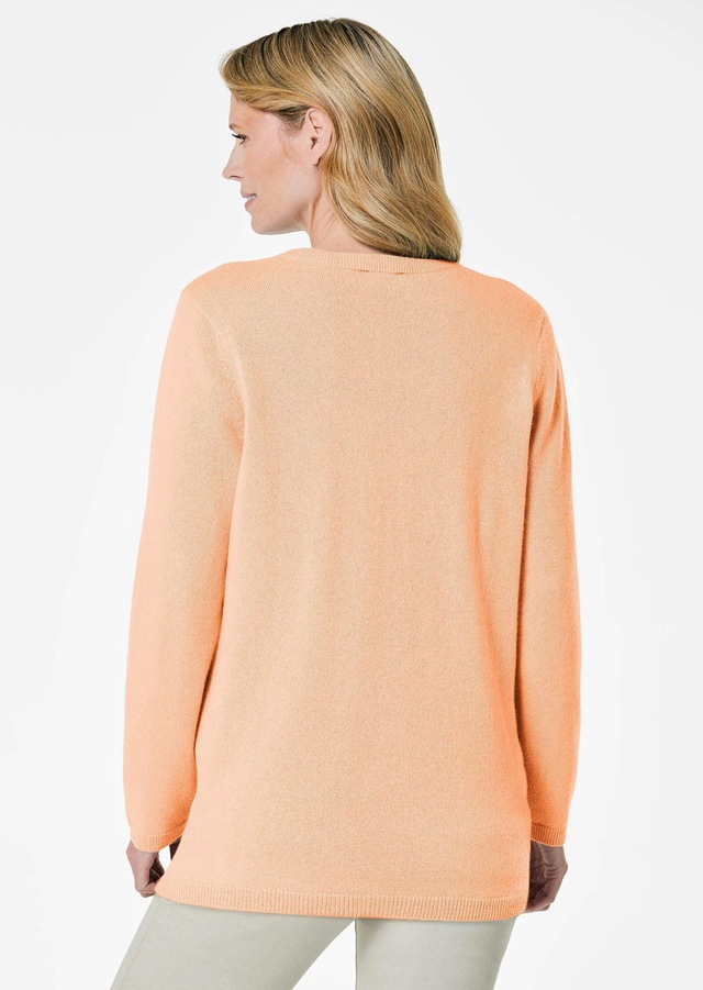GOLDNER Strickjacke »Eleganter Herbstcardigan mit Rundhals« Ohne