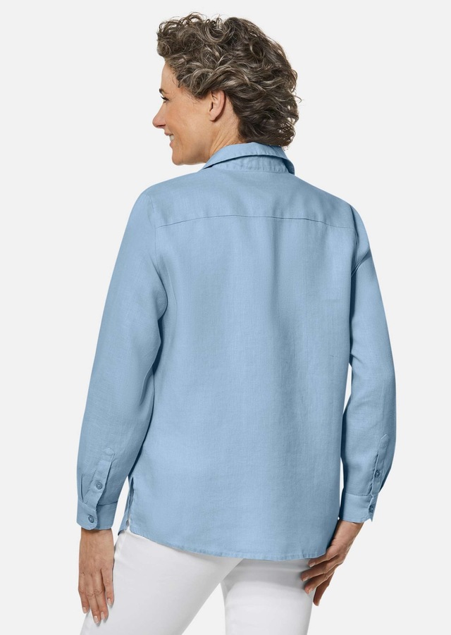 GOLDNER Langarmbluse »Bequeme Damen Businessbluse« Ohne