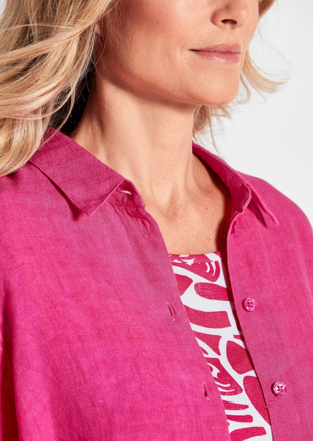 GOLDNER Langarmbluse »Kurzgröße Bequeme Damen Businessbluse« Ohne