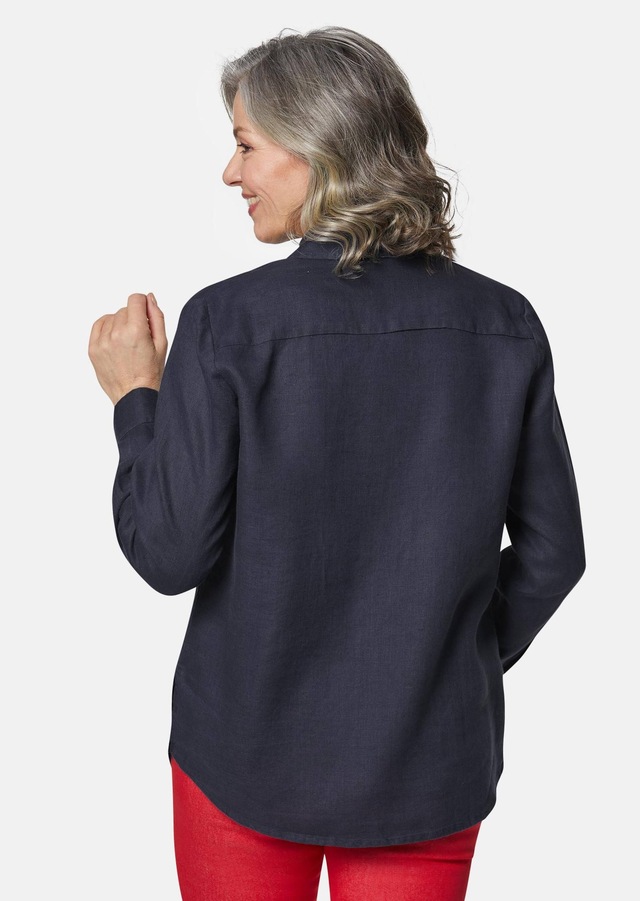 GOLDNER Langarmbluse »Kurzgröße Bequeme Damen Businessbluse« Ohne