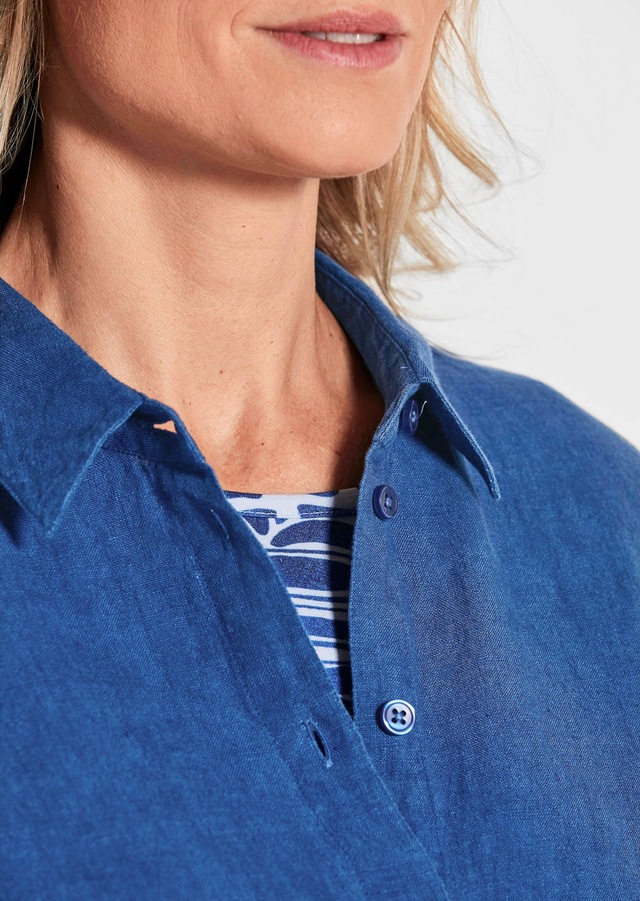 GOLDNER Langarmbluse »Kurzgröße Bequeme Damen Businessbluse« Ohne