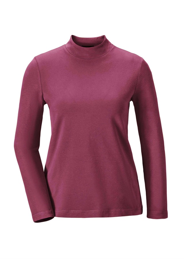 GOLDNER Longpullover »Kurzgröße Stehkragenshirt mit Langarm« Ohne