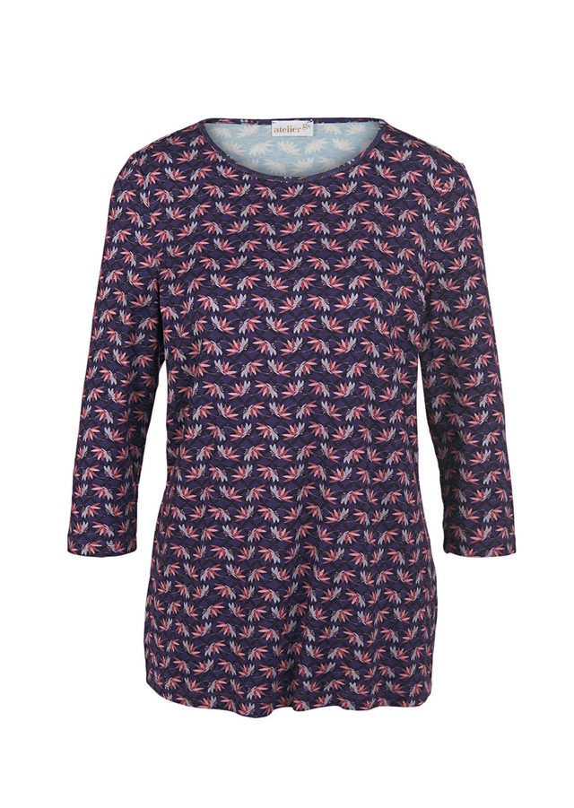 GOLDNER Print-Shirt »Kombinierfreundlich gemustertes Shirt« Effektvoller Multicolordruck