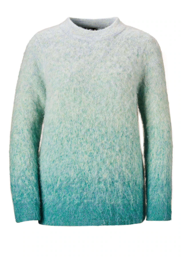 GOLDNER Strickpullover »Kurzgröße Strickpullover« Flauschiger Wollflor