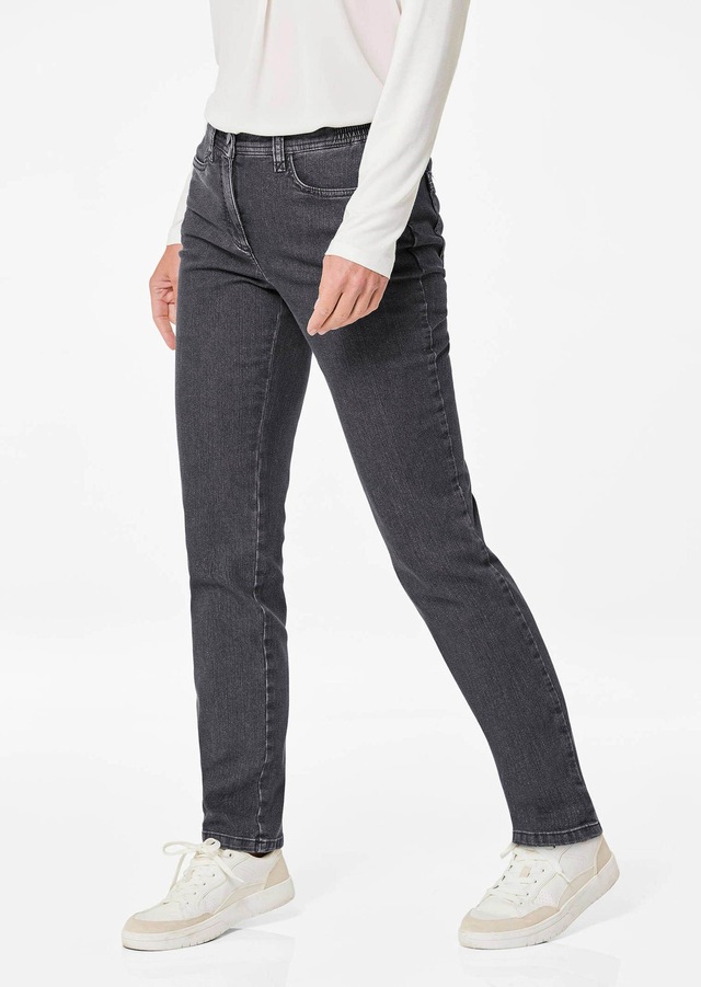 GOLDNER Regular-fit-Jeans »Denimhose mit Stretchkomfort« Ohne