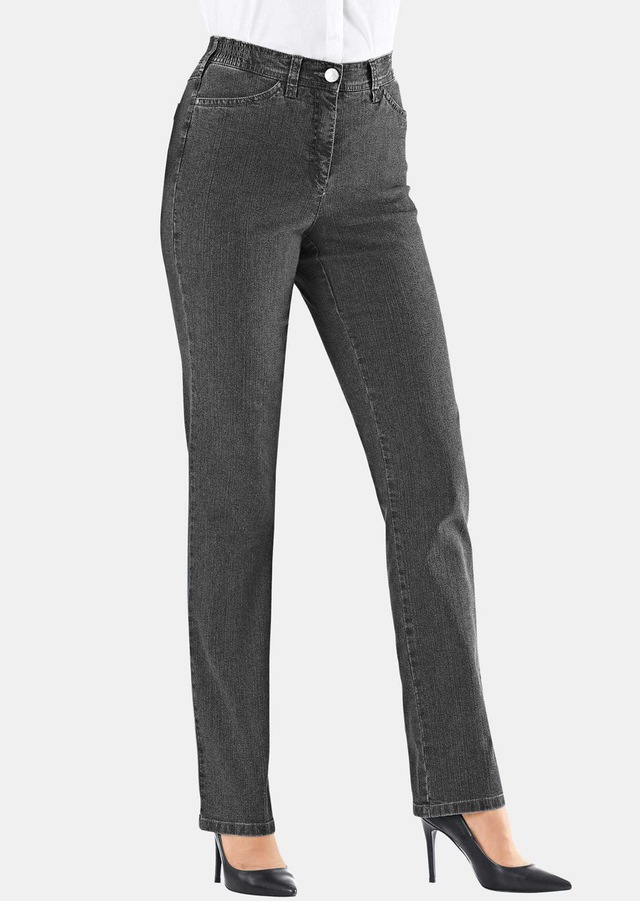 GOLDNER Regular-fit-Jeans »Denimhose mit Stretchkomfort« Ohne