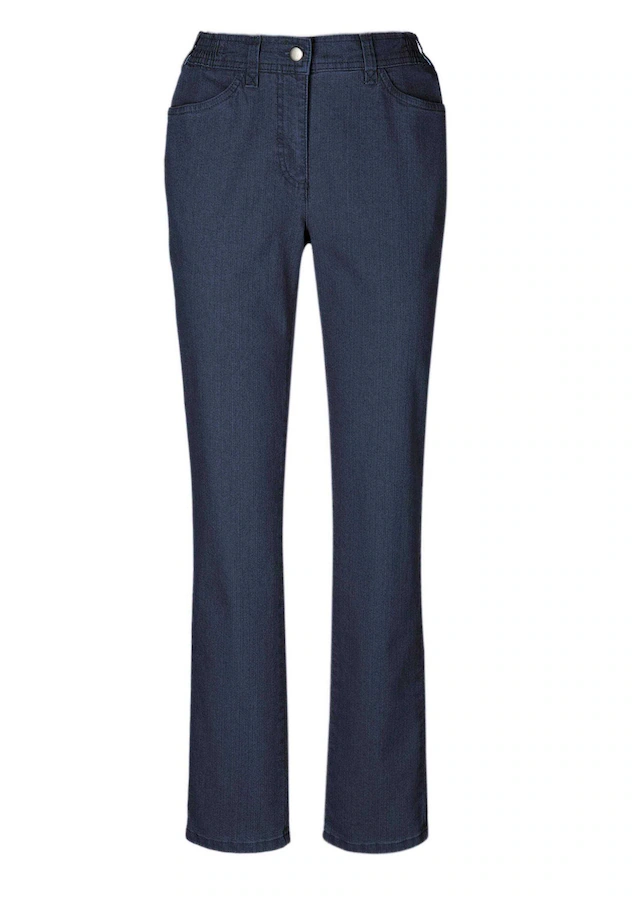 GOLDNER Regular-fit-Jeans »Denimhose mit Stretchkomfort« Ohne
