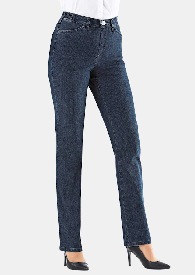 GOLDNER Regular-fit-Jeans »Denimhose mit Stretchkomfort« Ohne