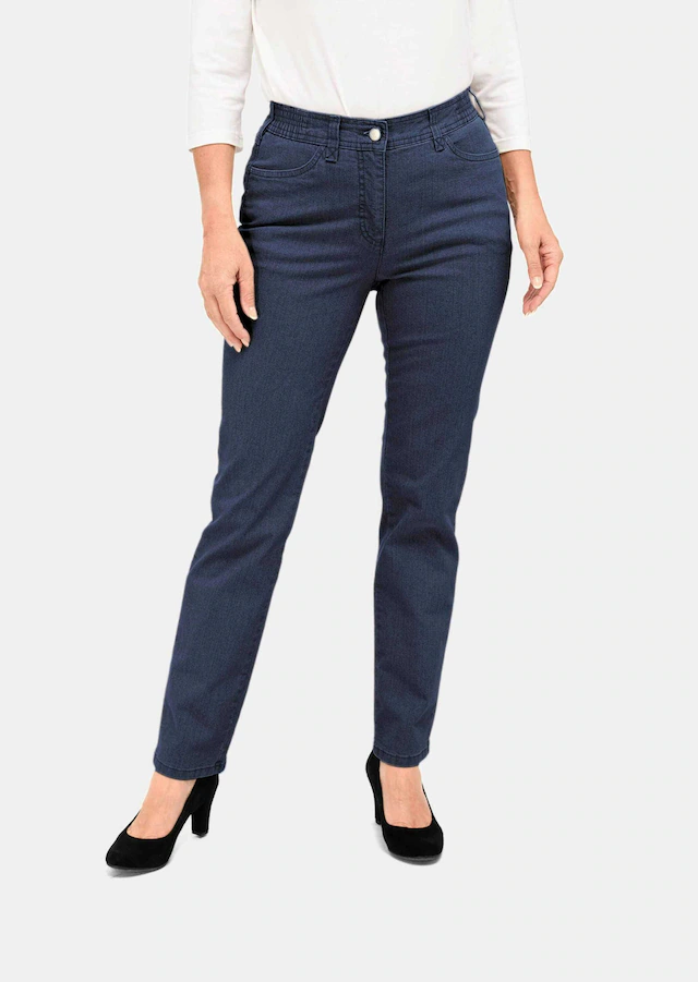 GOLDNER Regular-fit-Jeans »Denimhose mit Stretchkomfort« Ohne