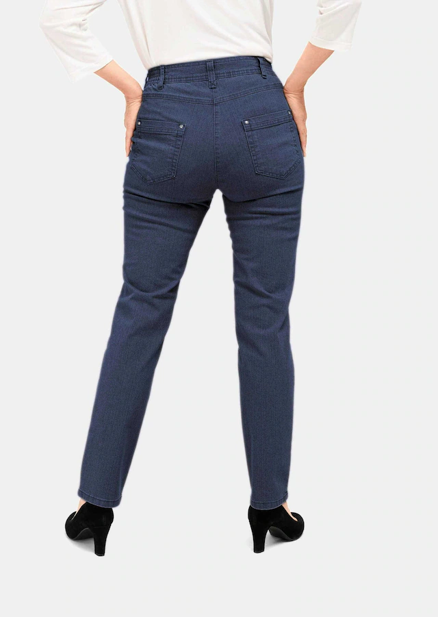 GOLDNER Regular-fit-Jeans »Denimhose mit Stretchkomfort« Ohne