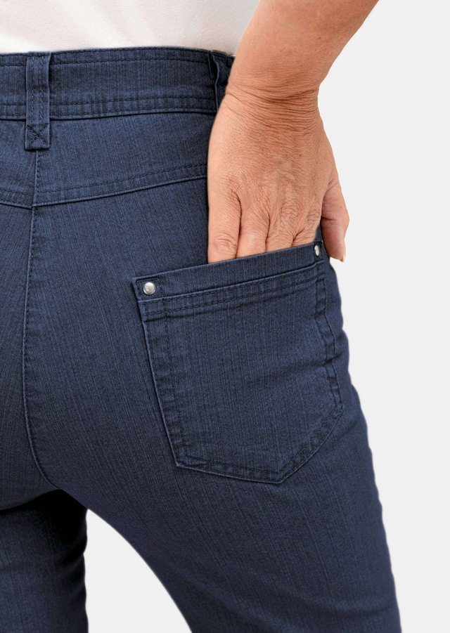 GOLDNER Regular-fit-Jeans »Denimhose mit Stretchkomfort« Ohne