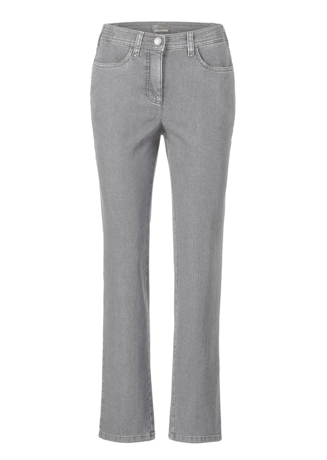 GOLDNER Regular-fit-Jeans »Denimhose mit Stretchkomfort« Ohne