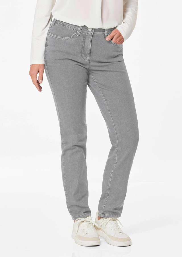 GOLDNER Regular-fit-Jeans »Denimhose mit Stretchkomfort« Ohne