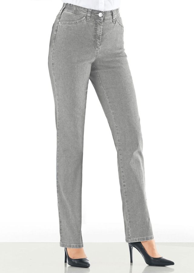 GOLDNER Regular-fit-Jeans »Denimhose mit Stretchkomfort« Ohne