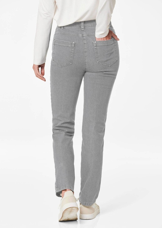 GOLDNER Regular-fit-Jeans »Denimhose mit Stretchkomfort« Ohne