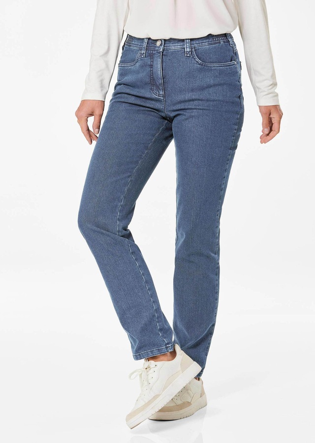 GOLDNER Regular-fit-Jeans »Denimhose mit Stretchkomfort« Ohne
