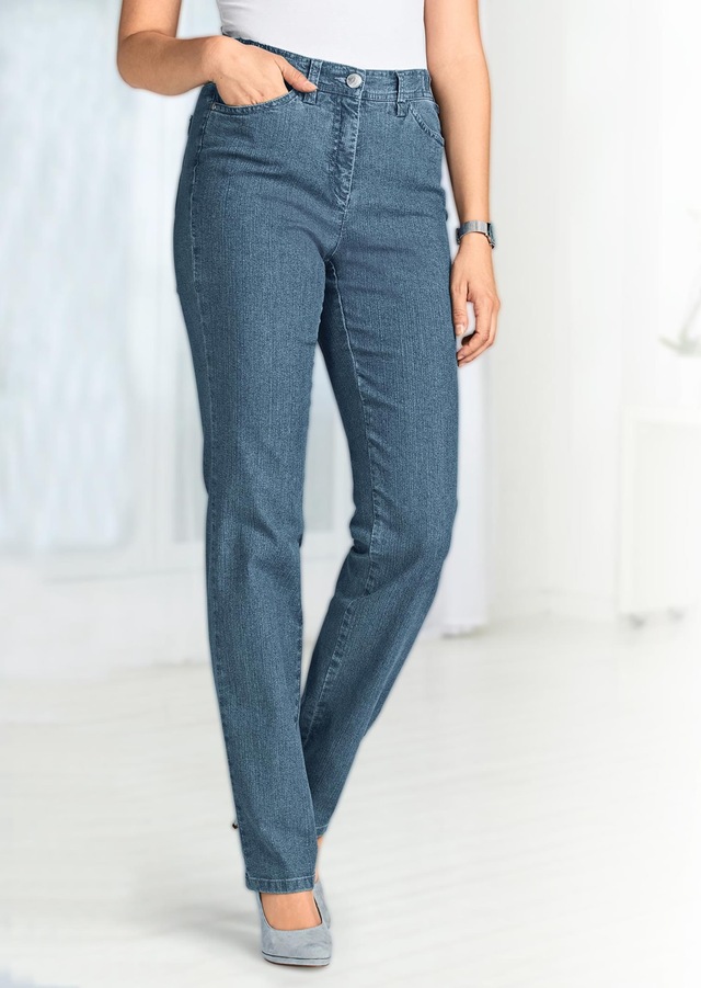 GOLDNER Regular-fit-Jeans »Denimhose mit Stretchkomfort« Ohne