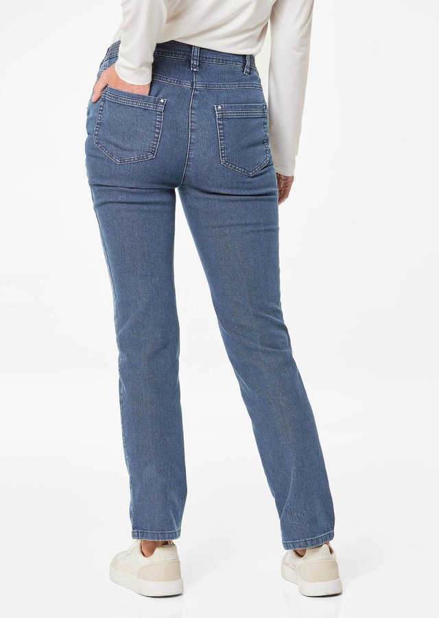 GOLDNER Regular-fit-Jeans »Denimhose mit Stretchkomfort« Ohne