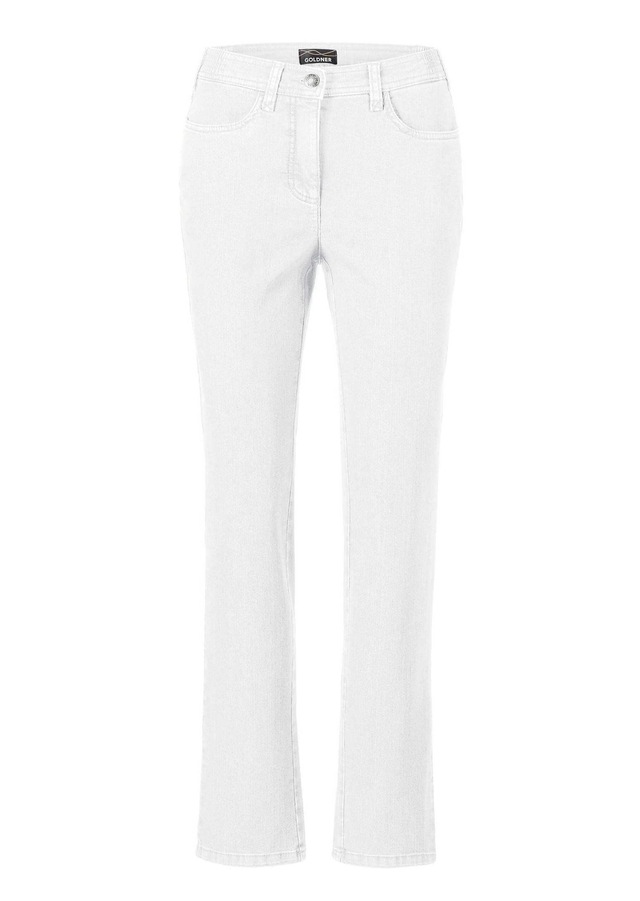 GOLDNER Regular-fit-Jeans »Denimhose mit Stretchkomfort« Ohne