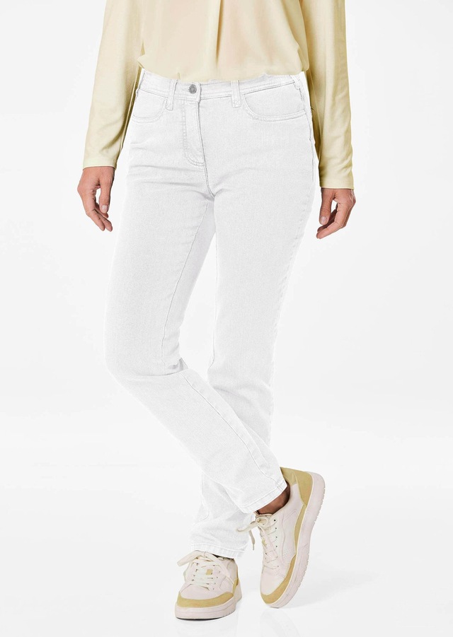 GOLDNER Regular-fit-Jeans »Denimhose mit Stretchkomfort« Ohne