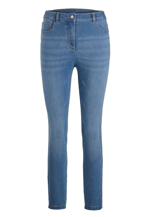GOLDNER 7/8-Hose »Slim Fit Jeans BELLA mit Dehnbund« Ohne