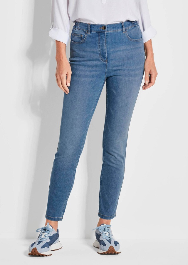 GOLDNER 7/8-Hose »Slim Fit Jeans BELLA mit Dehnbund« Ohne