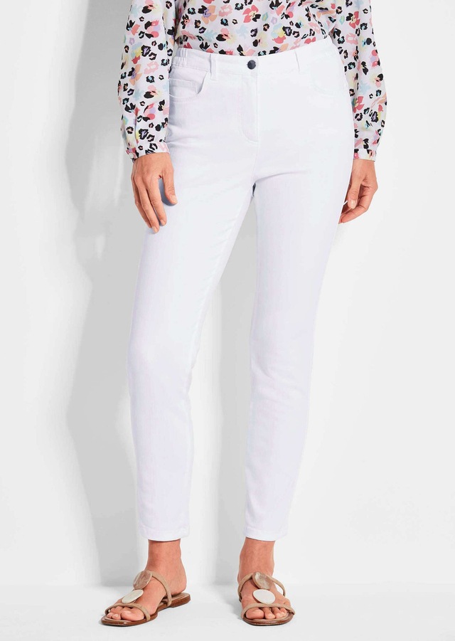 GOLDNER 7/8-Hose »Kurzgröße Slim Fit Jeans BELLA mit Dehnbund« Ohne