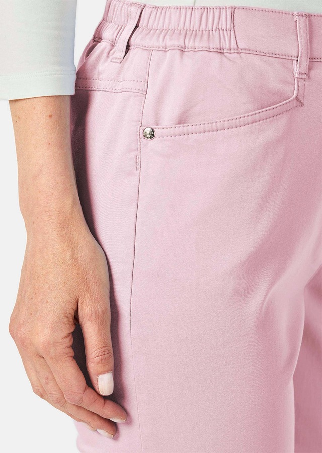 GOLDNER Stoffhose »Kurzgröße Baumwollhose mit Dehnbund« Ohne